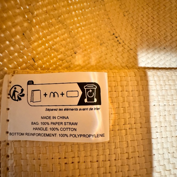 Christian Dior STRAW DiorRiviera tote blue NEW - Picture 4 of 15